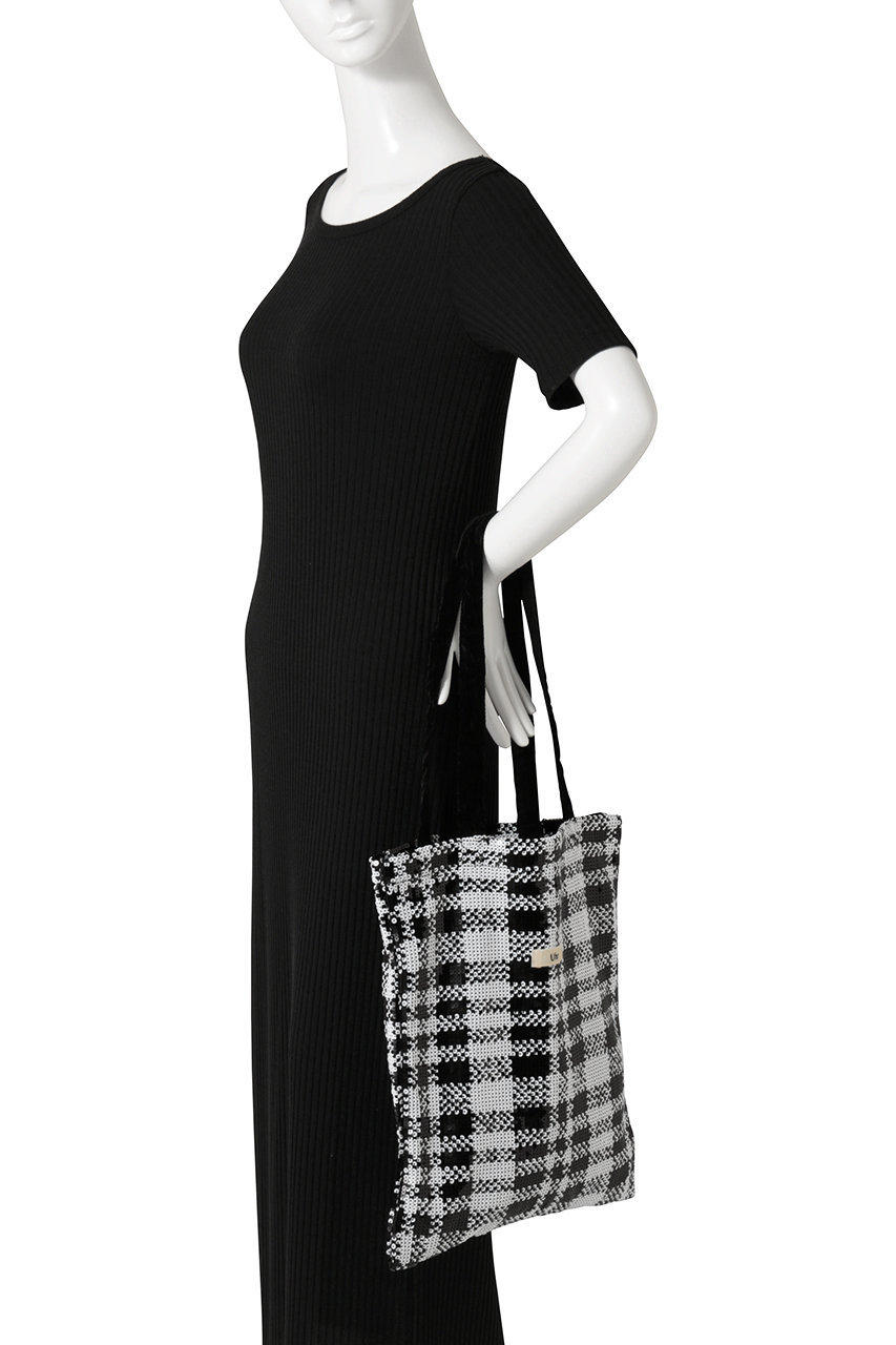 Uhr(ウーア)｜【ELLE SHOP限定】モノトーンチェック スパンコール
