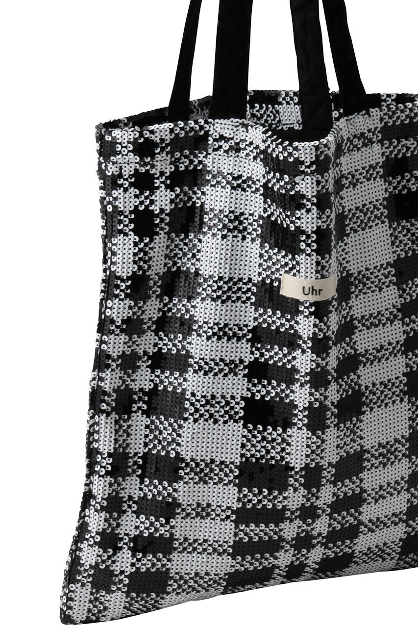 Uhr(ウーア)｜【ELLE SHOP限定】モノトーンチェック スパンコール