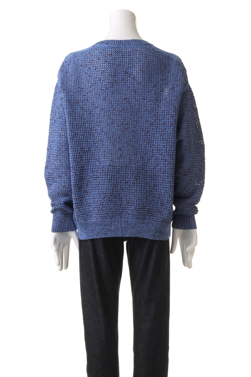 YOKE(ヨーク)｜【UNISEX】メッシュニット クルーネック セーター