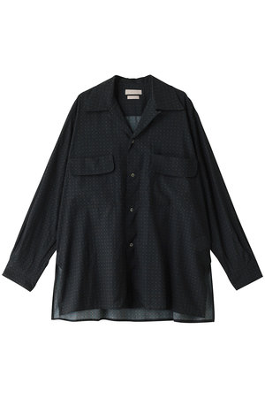 ヨーク/YOKEの【MEN】ピクセル ロープラッド オープン カラーシャツ(110400/110403)