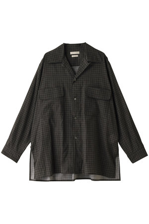 ヨーク/YOKEの【MEN】ピクセル ロープラッド オープン カラーシャツ(110400/110403)