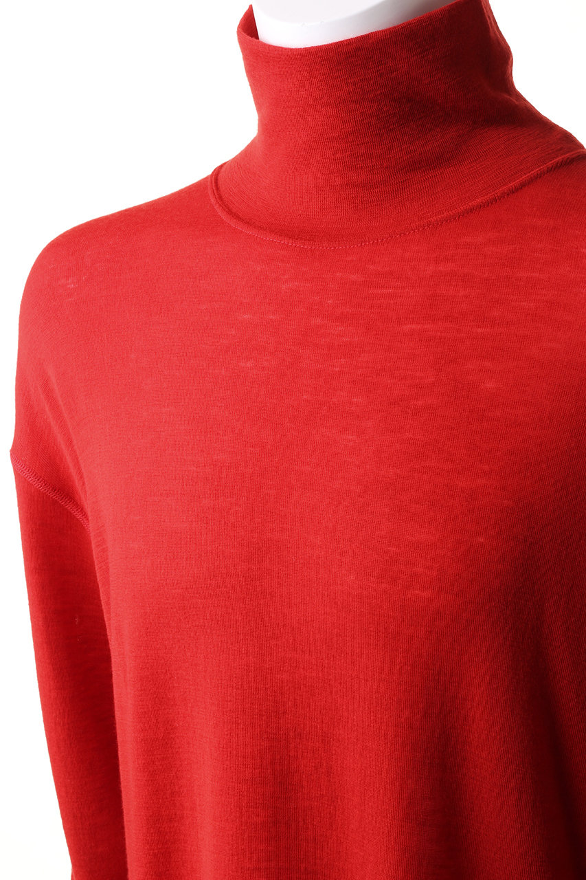 YOKE ヨーク BRUSHED CASHMERE SWEATER 2 赤 YOKE ヨーク BRUSHED CASHMERE SWEATER 2 赤