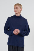 【MEN】WOOL RIB ハイネックTシャツ
