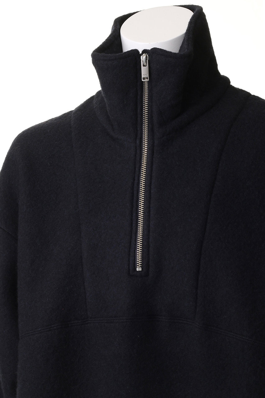 YOKE(ヨーク)｜【MEN】WOOL FREECE ハーフジッププルオーバー