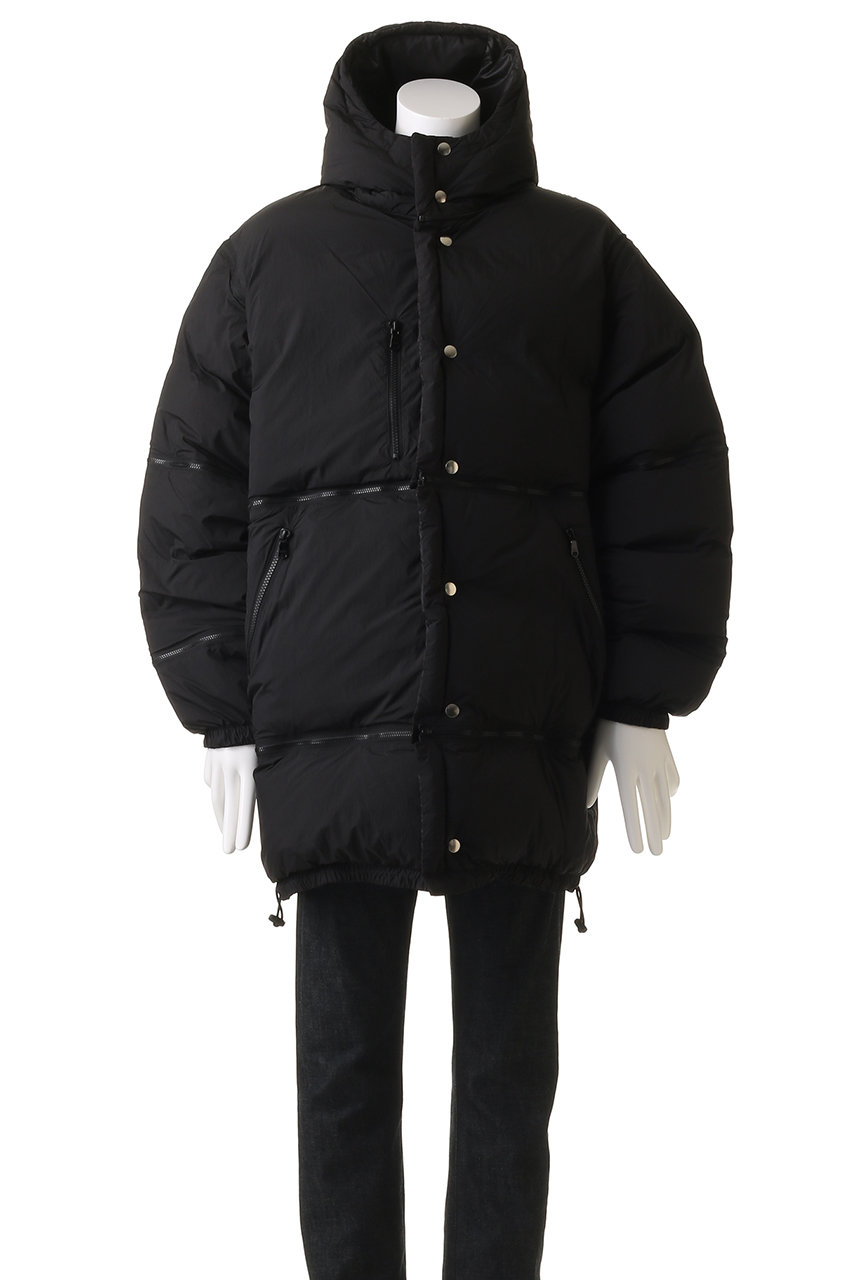 23aw YOKE DETACHABLE DOWN BLACK サイズ2 YOKE LEATHER MULTI DETACHABLE RV DOWN JACKET [BLACK] - Fresh