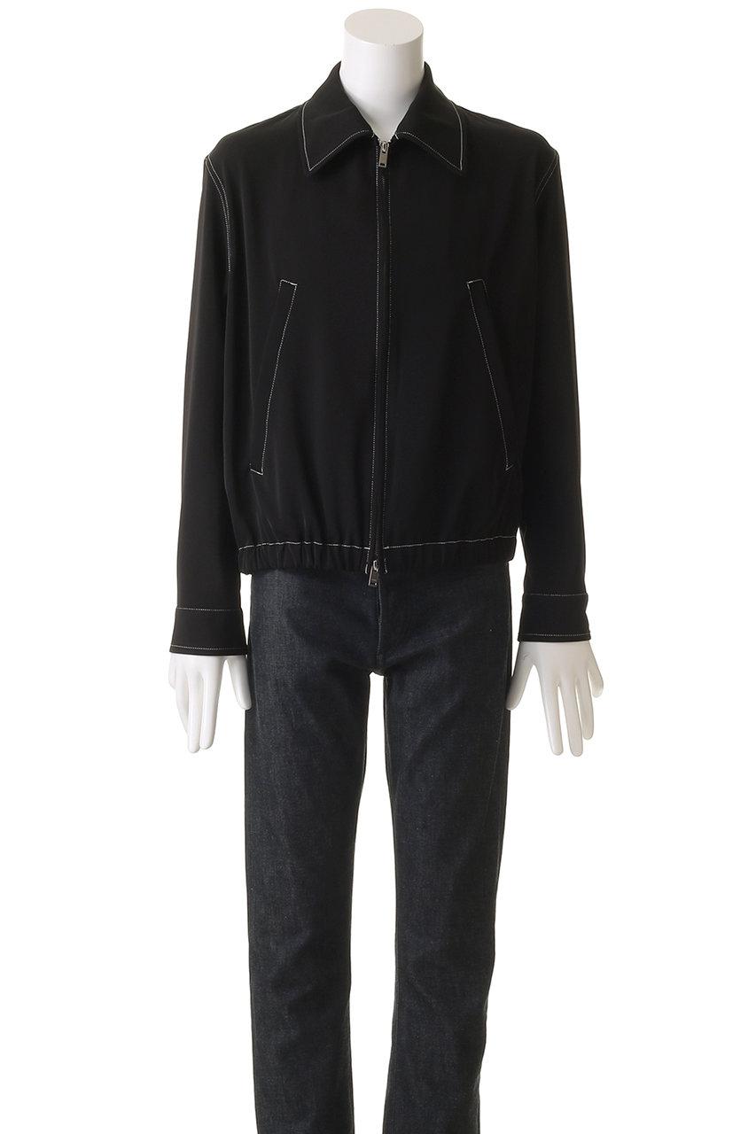 YOKE(ヨーク)｜【MEN】FRONT ZIP ブルゾン/カーボンブラック の