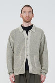 【MEN】MESH KNITTED シャツ カーディガン