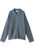 【MEN】MESH KNITTED シャツ カーディガン