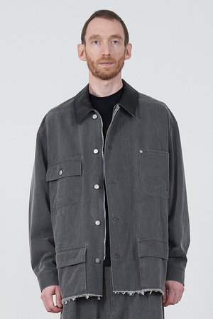 ヨーク/YOKEの【MEN】COTTON CUT-OFF COVERALL ジャケット(110800/110802)