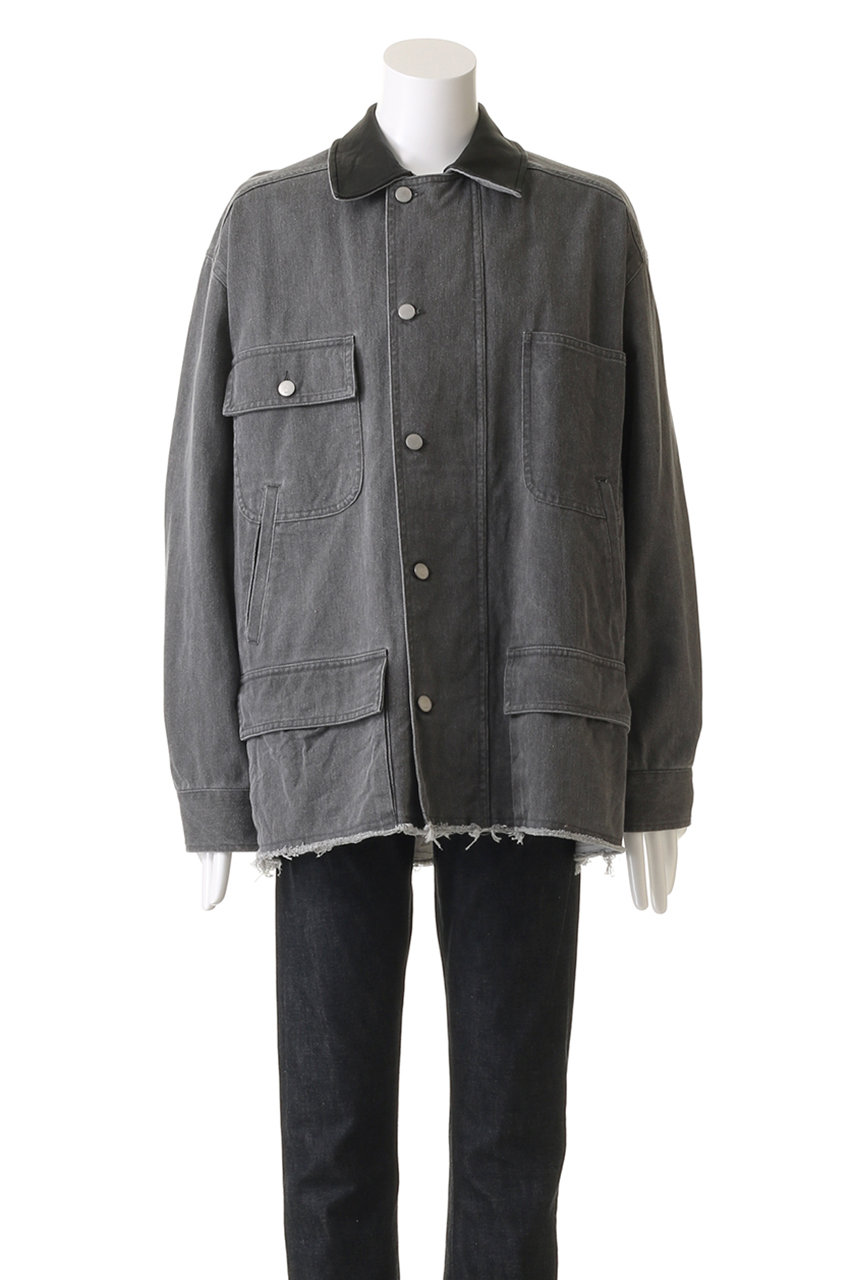 YOKE(ヨーク)|【MEN】COTTON CUT-OFF COVERALL ジャケット YOKE(ヨーク)|【MEN】COTTON CUT-OFF COVERALL ジャケット