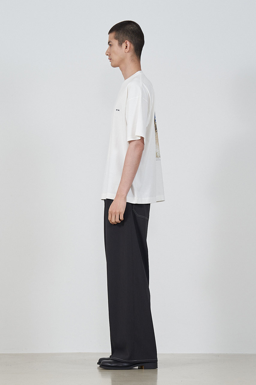 トップス YOKE PHOTO PRINT ORGANIC COTTON T-SHIRT YOKE(ヨーク