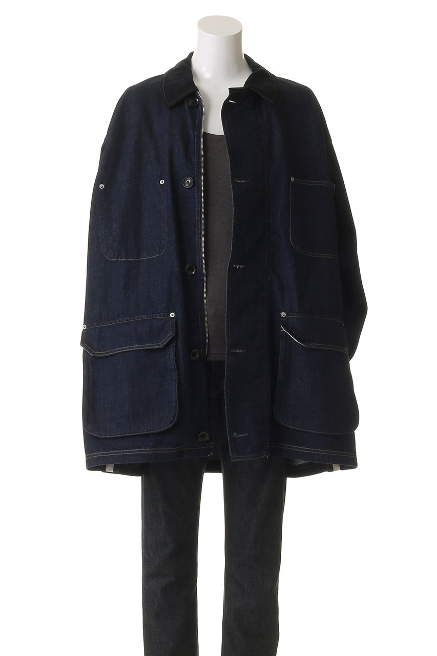 YOKE(ヨーク)｜【UNISEX】デニム カバーオール ハーフ コート