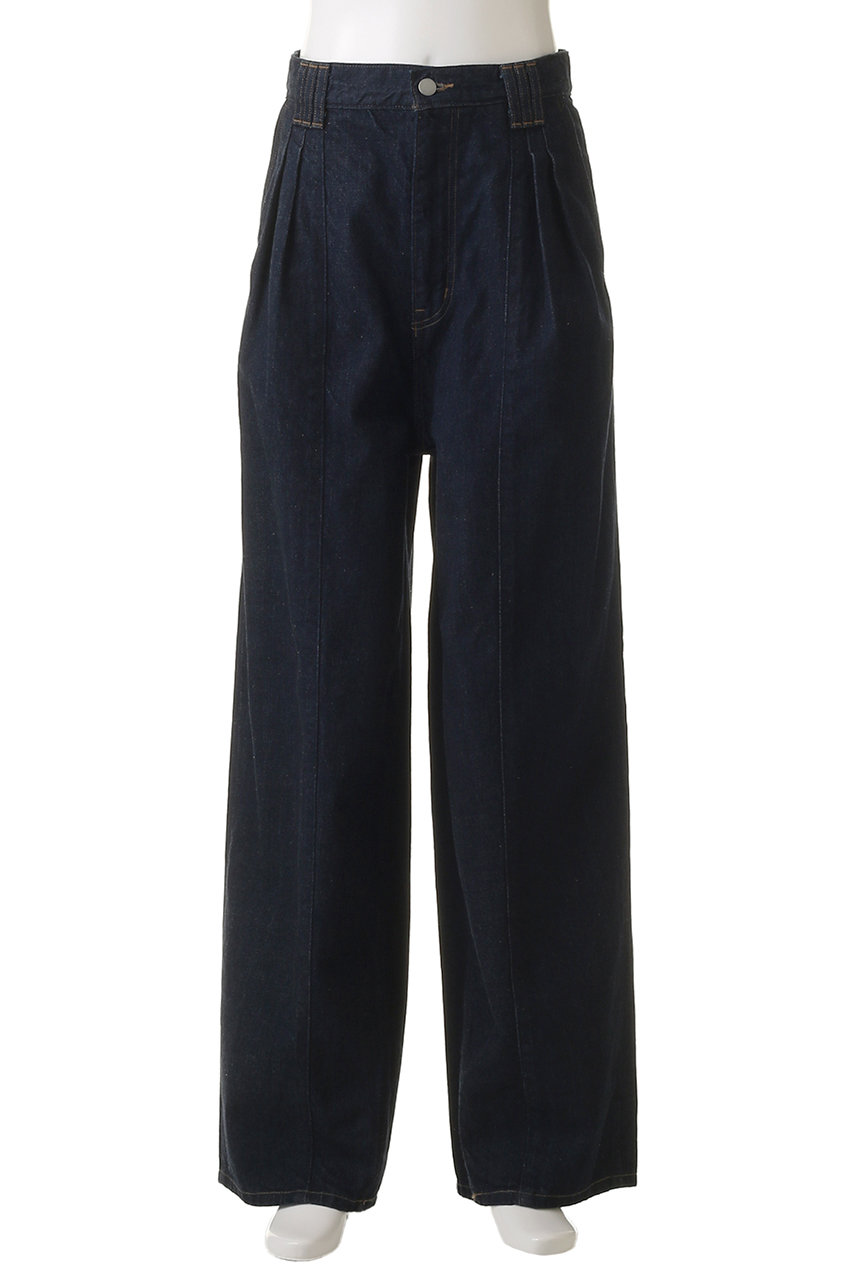 YOKE(ヨーク)｜【MEN】デニム 3プリーツ ワイドレッグ パンツ