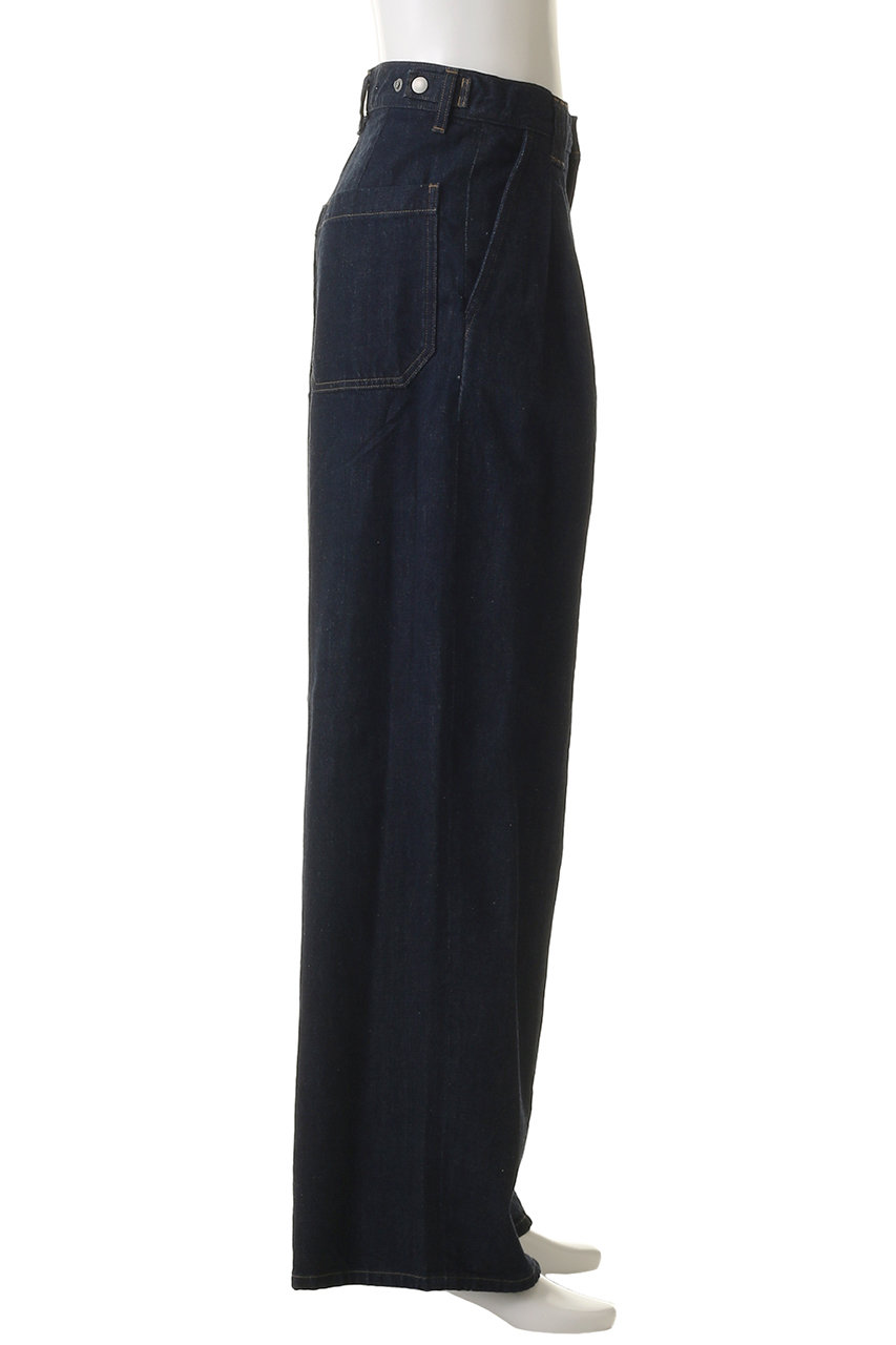 YOKE(ヨーク)｜【MEN】デニム 3プリーツ ワイドレッグ パンツ