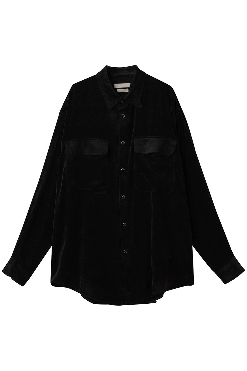 【MEN】レーヨン コーデュロイ ウエスタン シャツ