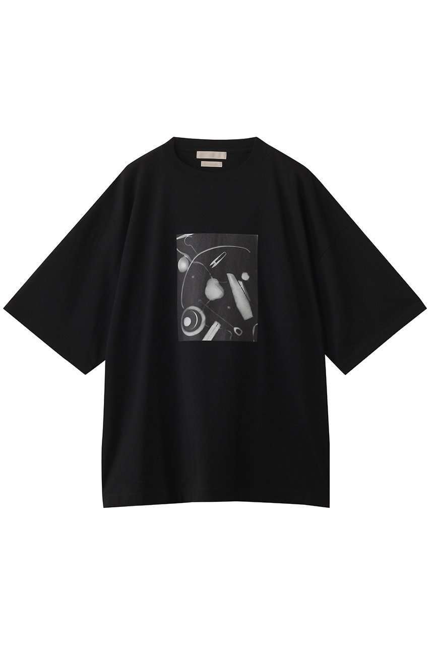 YOKE 【MEN】Photogram プリント Tシャツ (ブラック-オブジェクト, 3) ヨーク ELLE SHOP YOKE 【MEN】Photogram プリント Tシャツ (ブラック-オブジェクト, 3) ヨーク ELLE SHOP