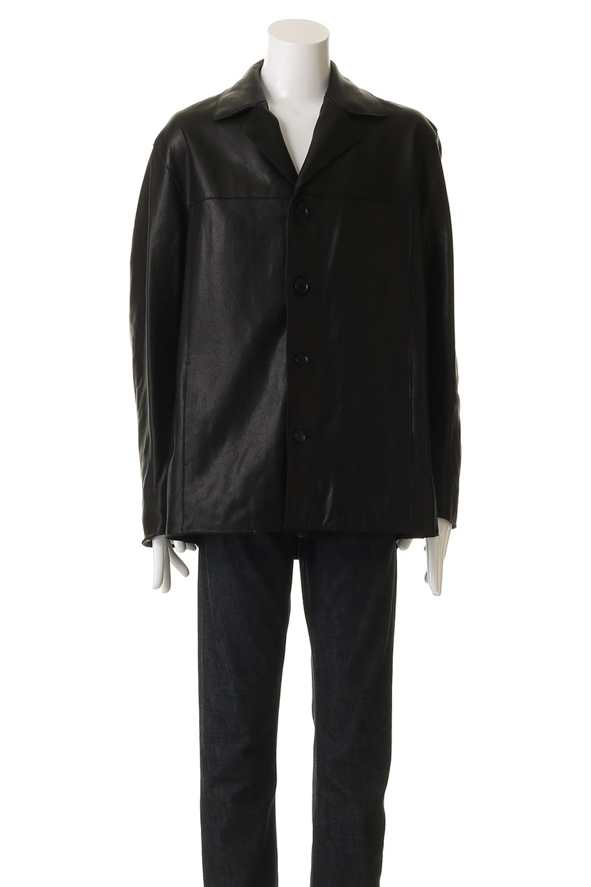 YOKE(ヨーク) JACKET ジャケット YOKE/ヨーク/Leather Car Jacket/YK25FW01018B | GARDEN