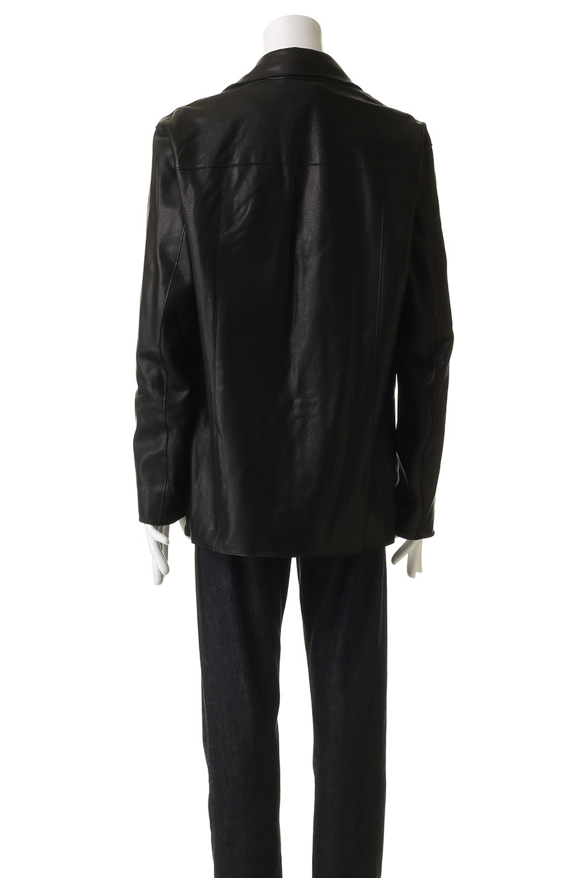 YOKE(ヨーク)｜【UNISEX】レザー カー ジャケット/ブラック の通販