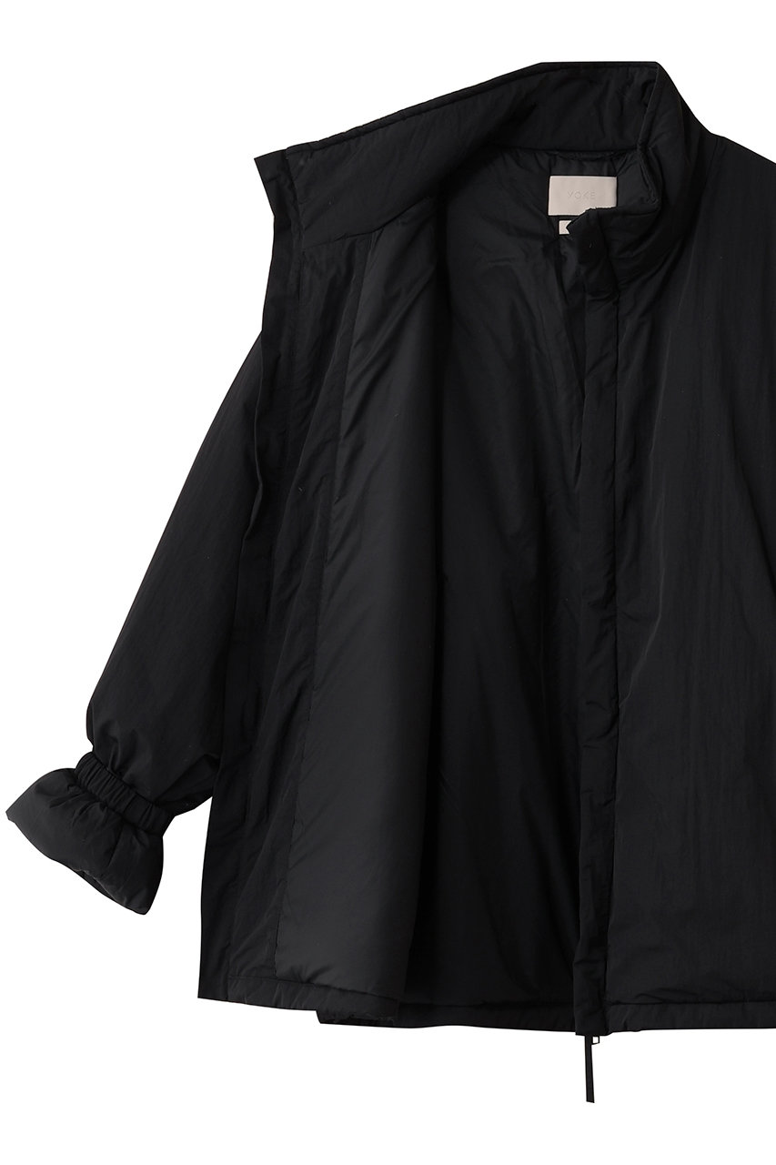 YOKE(ヨーク)｜【UNISEX】ナイロン パファー ブルゾン/ブラック の通販
