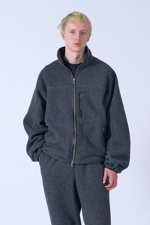 ヨーク/YOKEの【MEN】ウール フリース ジップ ブルゾン(110800/110802)