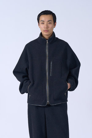 ヨーク/YOKEの【MEN】ウール フリース ジップ ブルゾン(110800/110802)