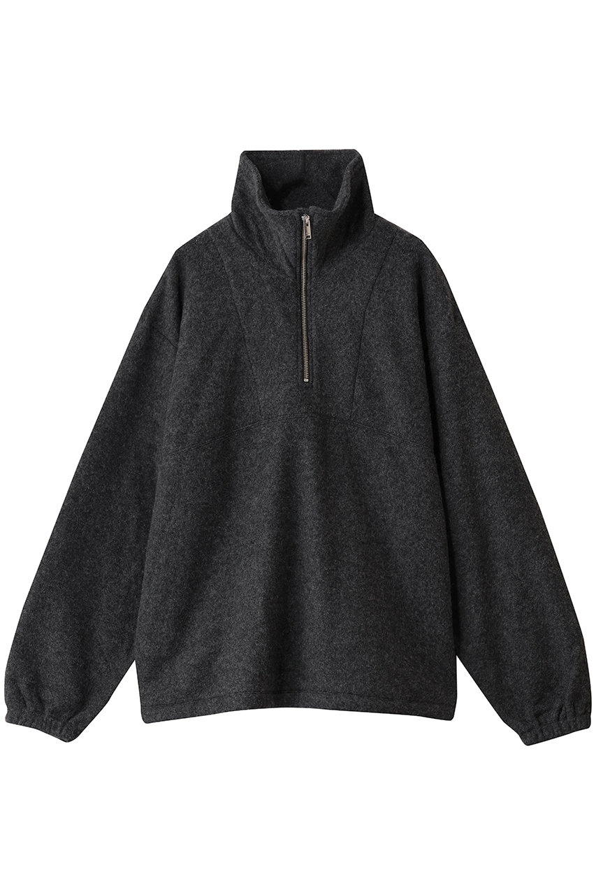 YOKE(ヨーク)｜【MEN】ウール フリース ハーフ ジップ プル
