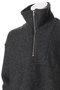 【MEN】ウール フリース ハーフ ジップ プルオーバー ヨーク/YOKE