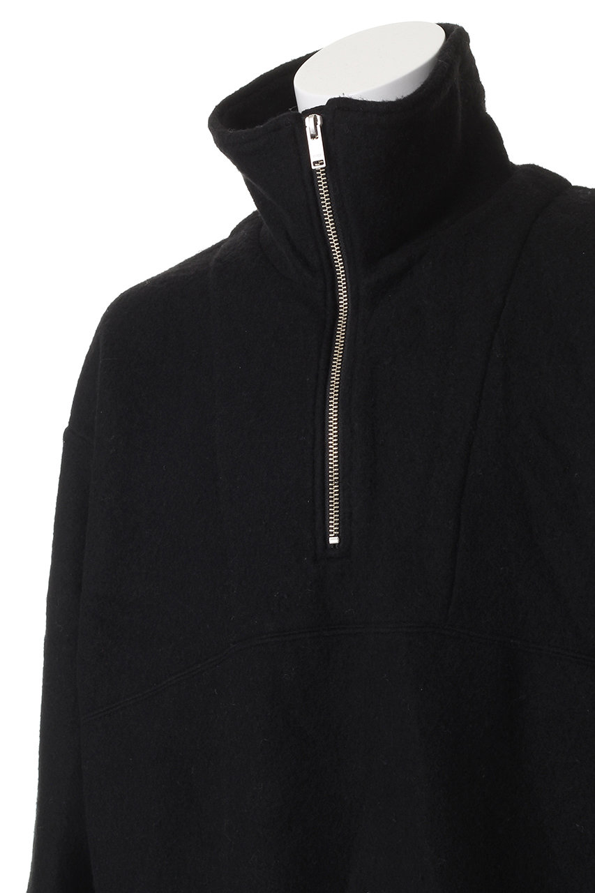 yoke ハーフジップ yoke BOUCLE HALF ZIP PULLOVER｜ヨーク ハーフジップニット｜通販
