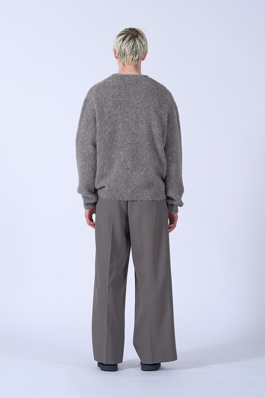 YOKE(ヨーク)｜【UNISEX】3Color Mix Baby Alpaca クルーネック