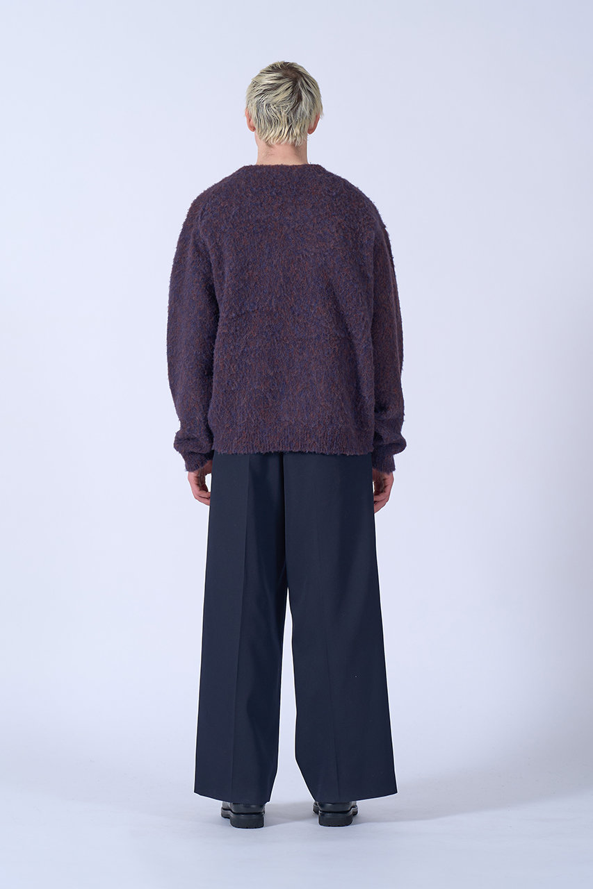 YOKE(ヨーク)｜【UNISEX】3Color Mix Baby Alpaca クルーネック