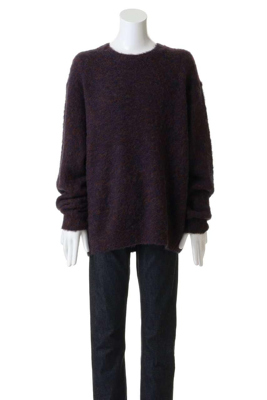 YOKE(ヨーク)｜【UNISEX】3Color Mix Baby Alpaca クルーネック