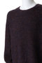 【MEN】3Color Mix Baby Alpaca  クルーネック セーター ヨーク/YOKE