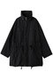 【MEN】【YOKE × KATHARINE HAMNETT】リサイクル ポリエステル ハーフ コート ヨーク/YOKE ブラック