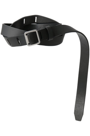 ヨーク/YOKEの【UNISEX】レザー ナロー ベルト(140500/140501)