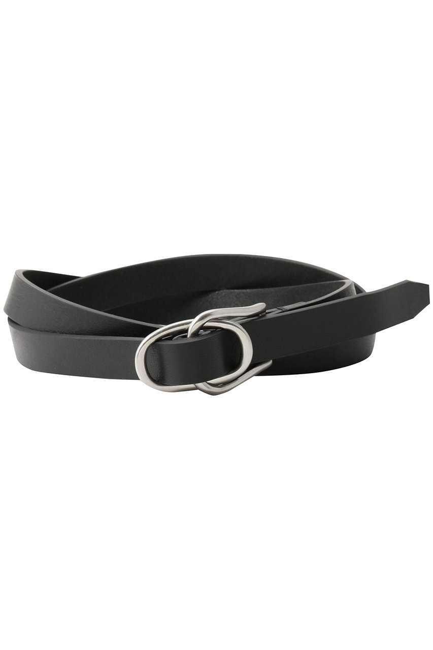 25SS YOKE ダブルリングレザーベルト黒 美品 ヨーク YOKE - ヨーク25SS W RING LEATHER BELT(YK25SS0984A)BLACK☆12月21日