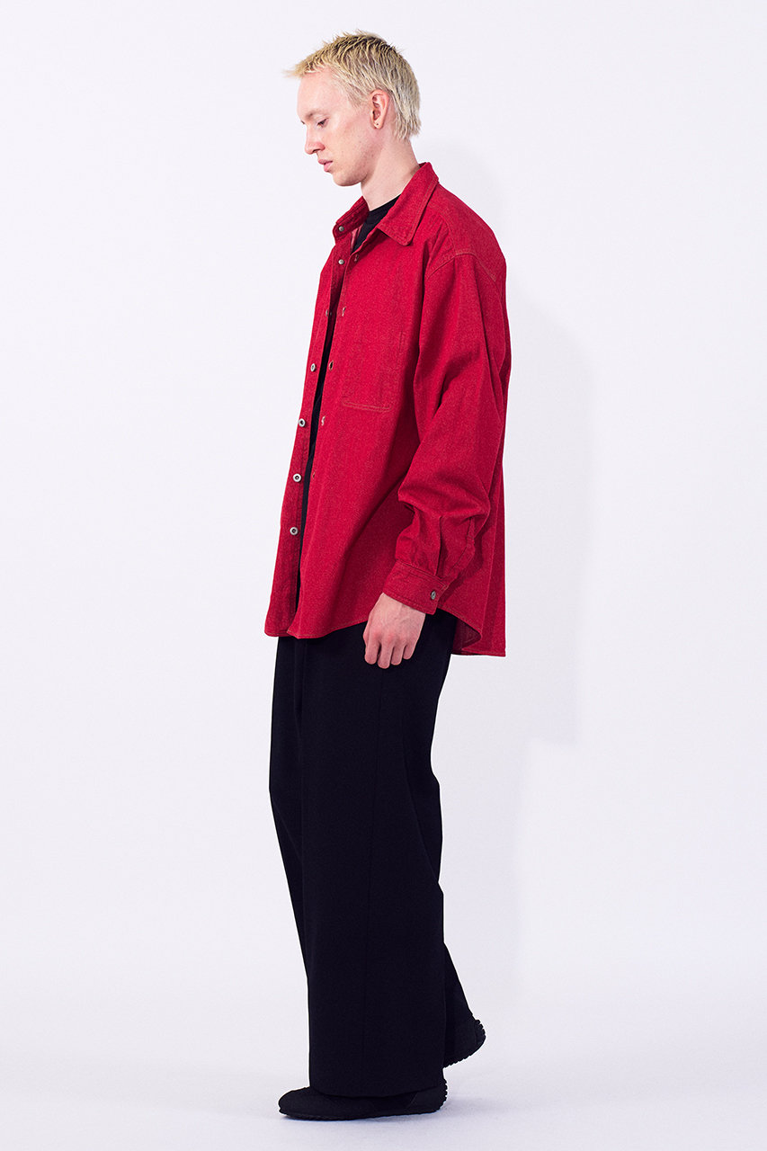 YOKE(ヨーク)｜【UNISEX】ヴィンテージ ウォッシュド デニム シャツ
