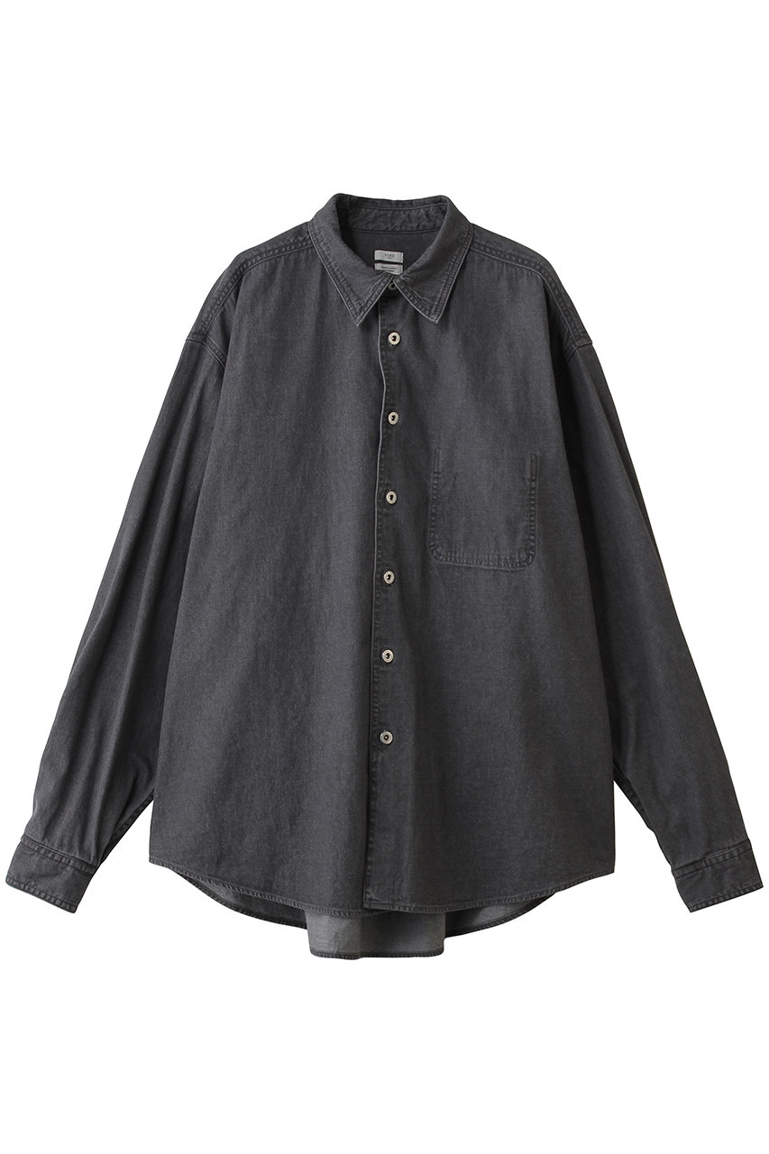 ヨーク/YOKEの【UNISEX】ヴィンテージ ウォッシュド デニム シャツ(ブラック/YK26SS01191SH)