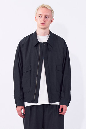 ヨーク/YOKEの【UNISEX】ウールナイロン フライトジャケット