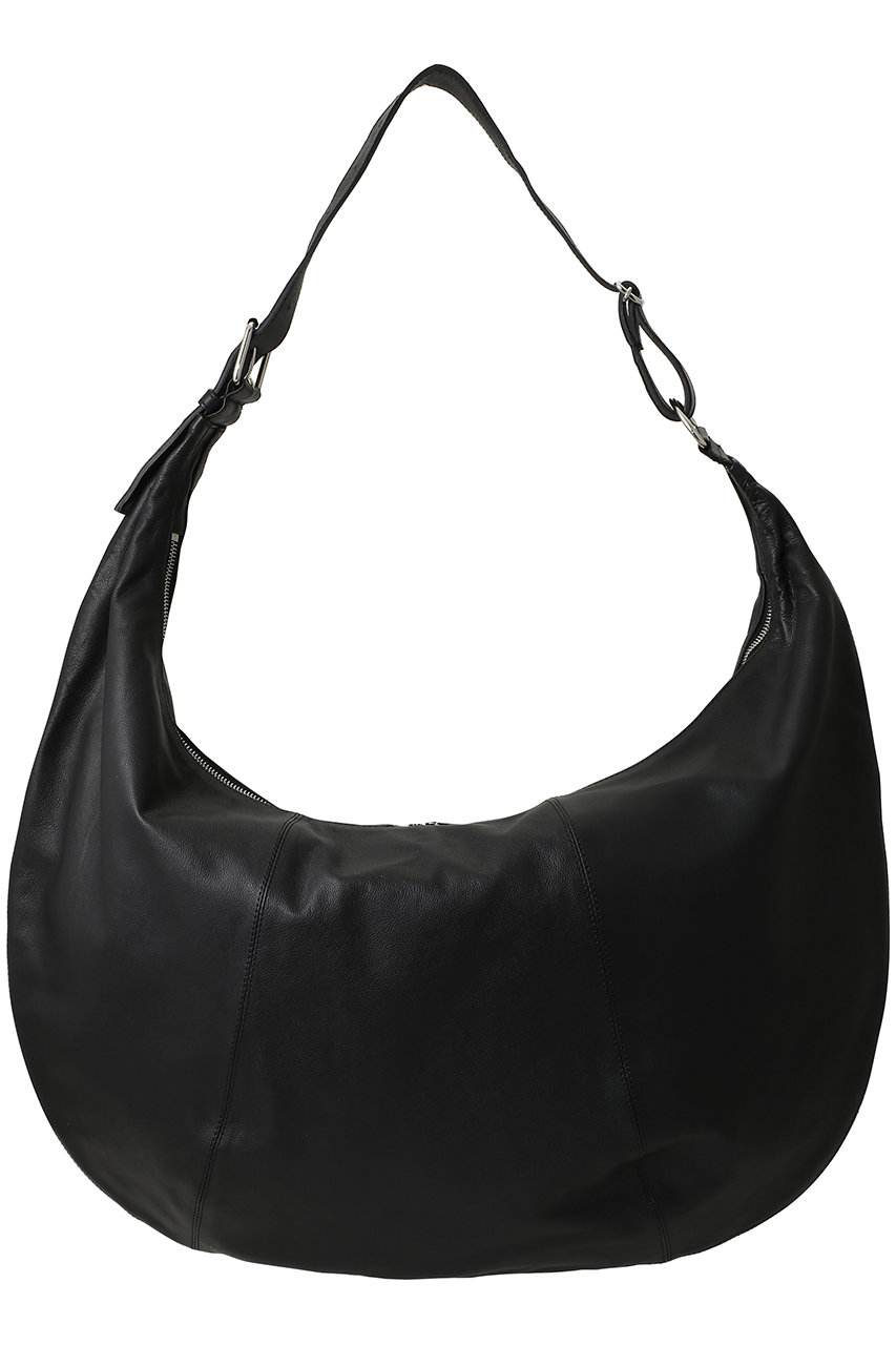 ヨーク/YOKEのカーフレザー サークル バッグ(ブラック/YK26SS01158A)