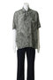 【UNISEX】Leaf Pattern  プリント オープンカラー シャツ ヨーク/YOKE