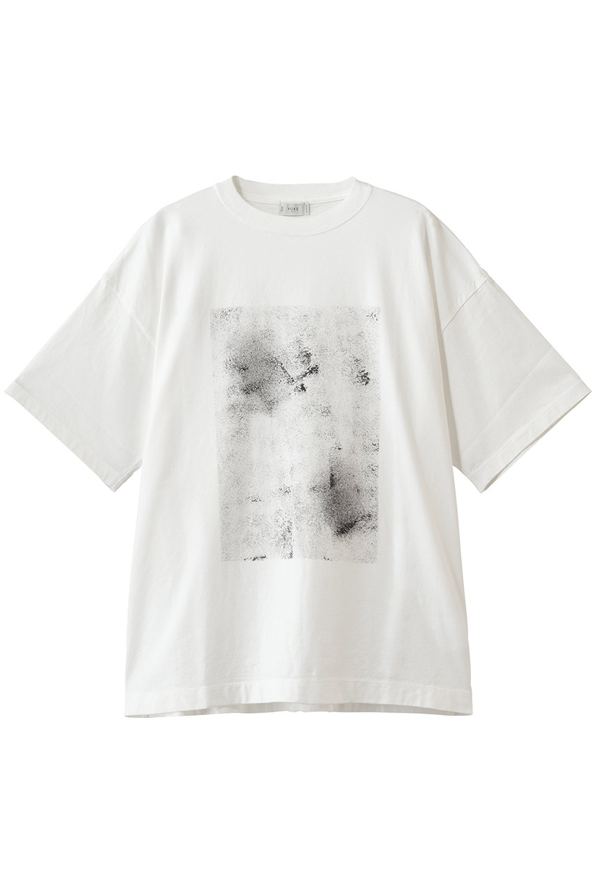 ヨーク/YOKEの【UNISEX】Abstract Hand ペイント Tシャツ(ホワイト/YK26SS01229CS)