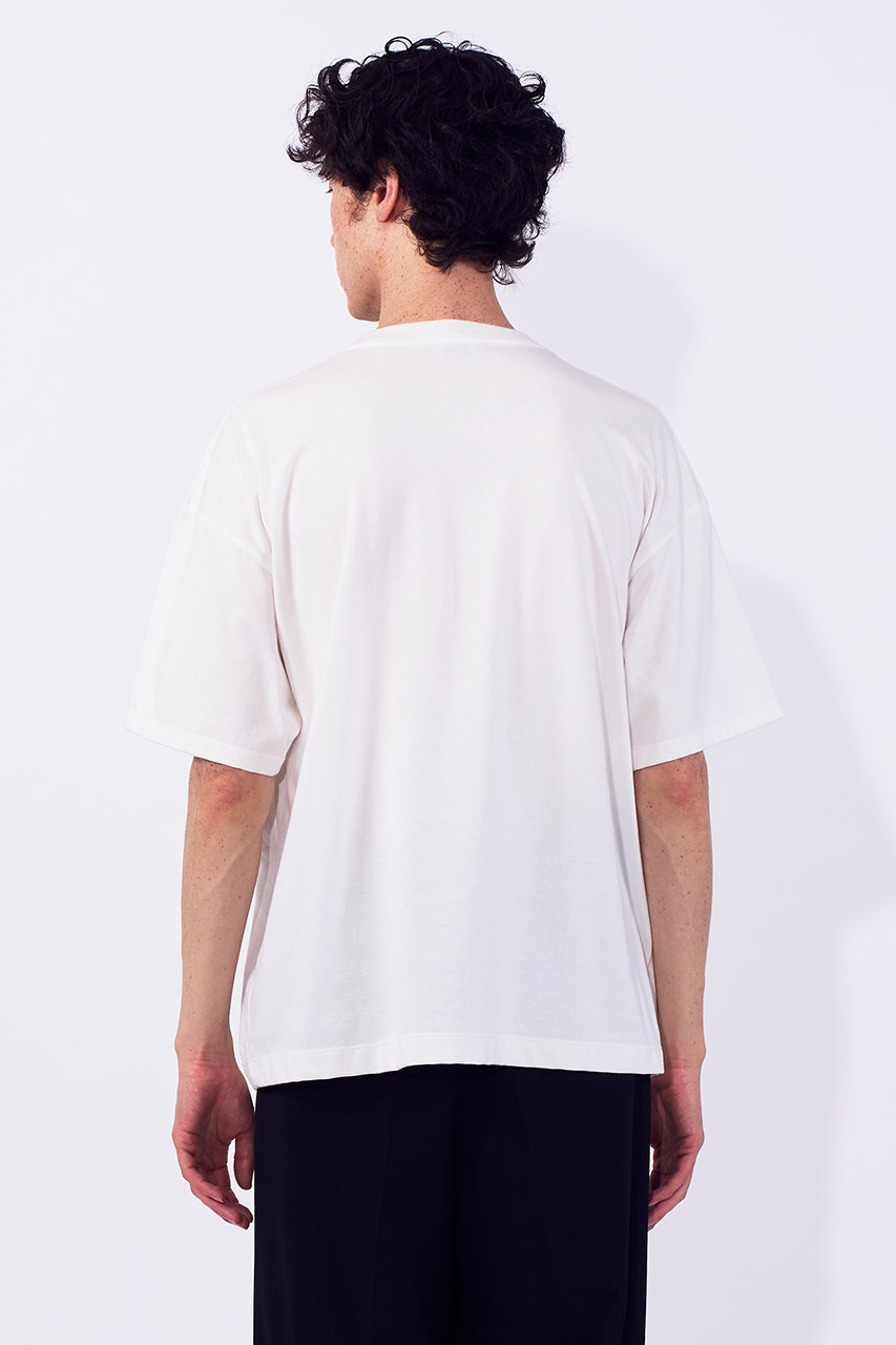 YOKE(ヨーク)｜【UNISEX】Abstract Hand ペイント Tシャツ/ホワイト の