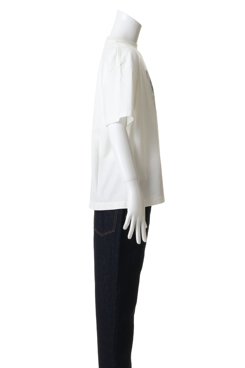 YOKE(ヨーク)｜【UNISEX】Abstract Hand ペイント Tシャツ/ホワイト の