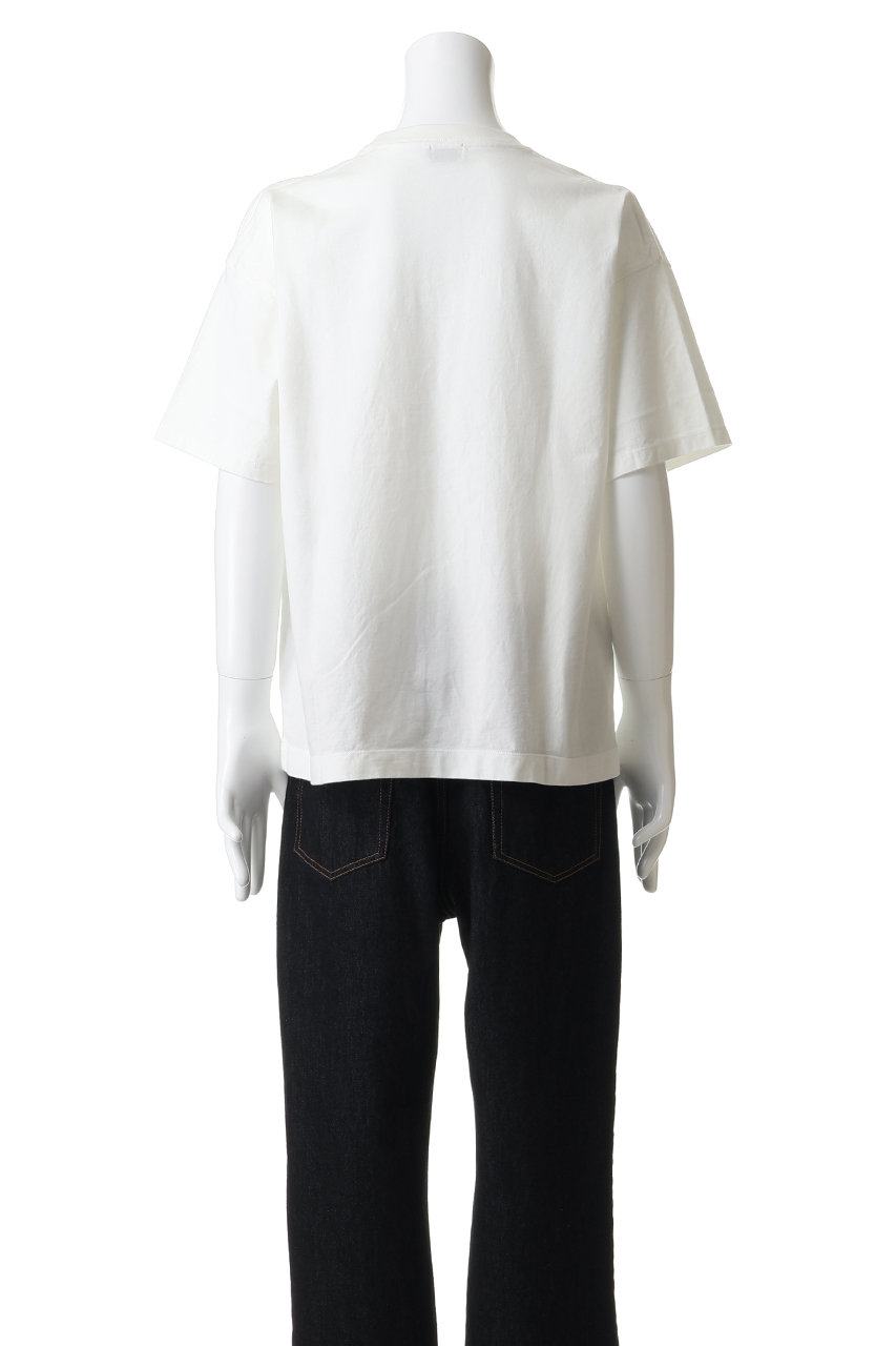 YOKE(ヨーク)｜【UNISEX】Abstract Hand ペイント Tシャツ/ホワイト の