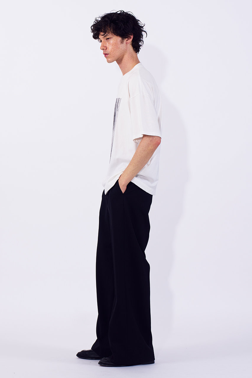 YOKE(ヨーク)｜【UNISEX】Abstract Hand ペイント Tシャツ/ホワイト の