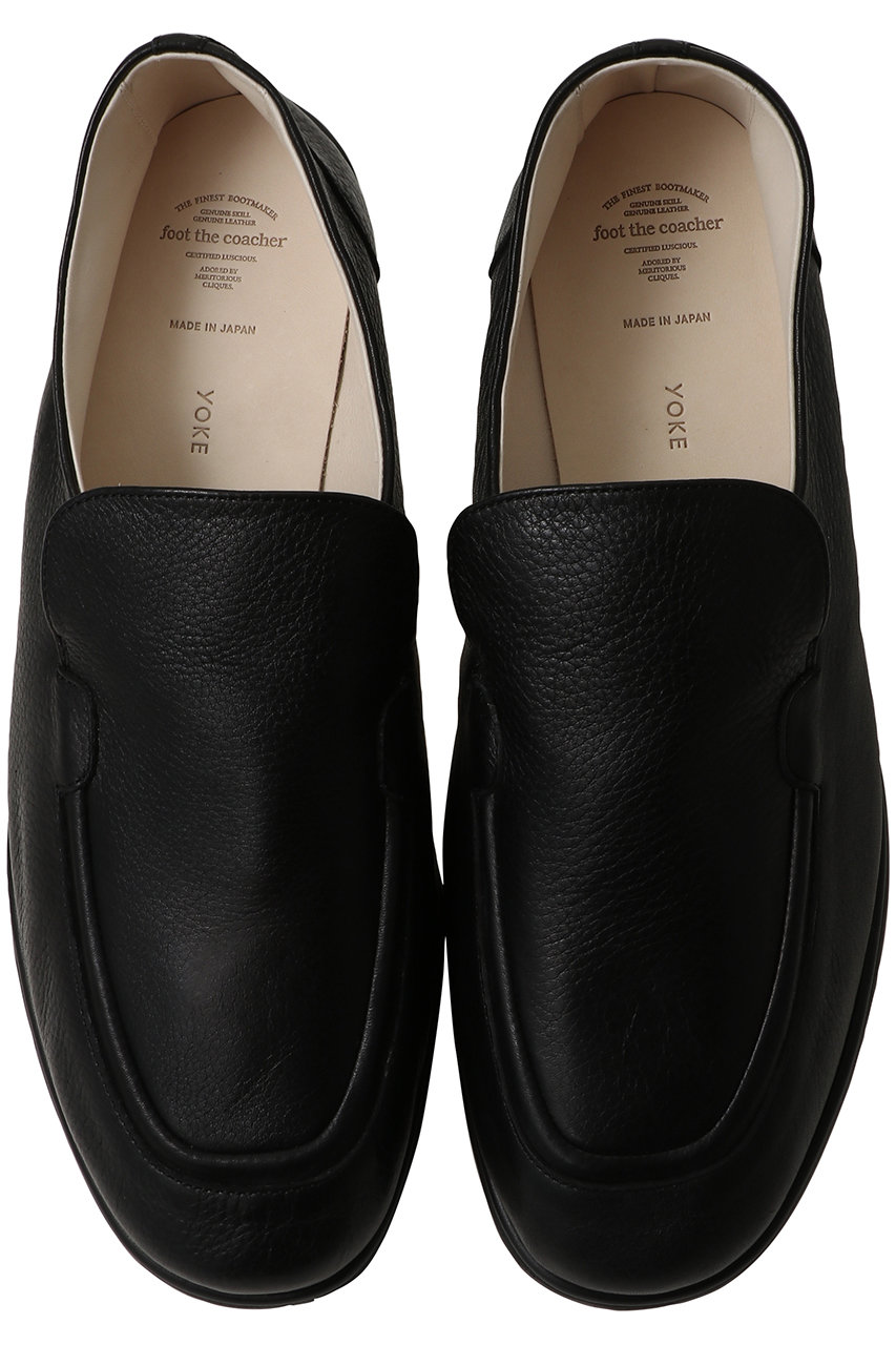 ヨーク/YOKEの【UNISEX】【foot the coacher × YOKE】The Leather ローファー(ブラック/YK26SS01264A)