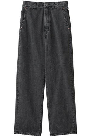 ヨーク/YOKEの【UNISEX】ヴィンテージウォッシュ デニムワイド ストレートパンツ