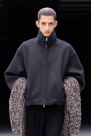 ヨーク/YOKEの【UNISEX】Wool Cashmere バルーンシルエットブルゾン(110800/110802)