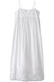 コットン ヘムレース キャミワンピース