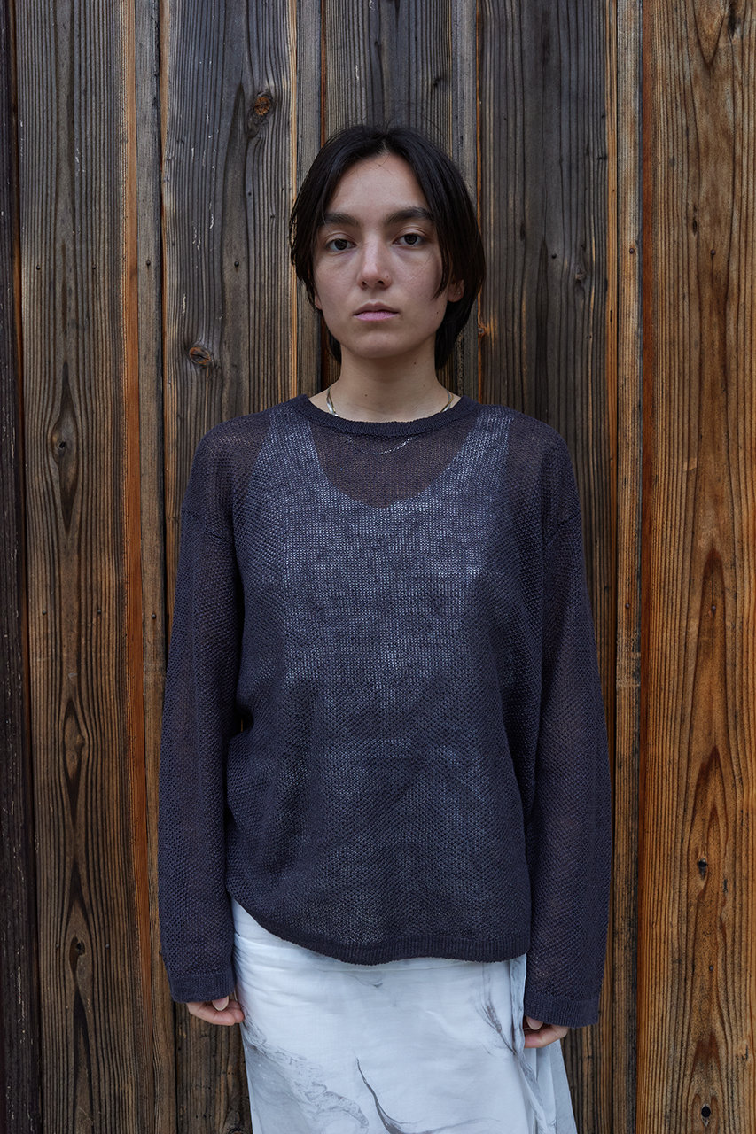 seya.(セヤ)｜KOMOREBI シアーセーター/ラスト の通販｜ELLESHOP